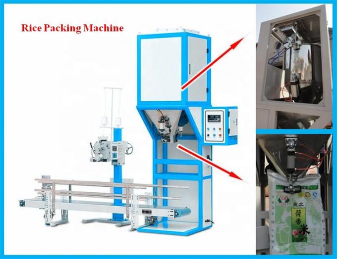 Máquina de embalagem semi automática animal da escala de peso 10-50kg/Rice do saco da máquina de embalagem da pelota da alimentação