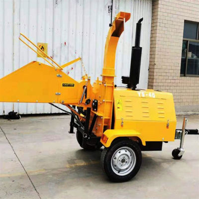 A máquina de madeira de alta velocidade 0.8t/H Pto da raspadora do log pôs a retalhadora 44×38cm da raspadora