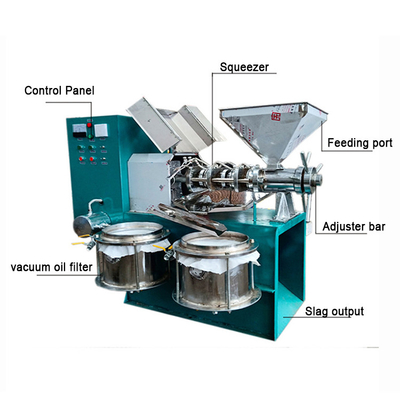 Máquina automática fria da imprensa de óleo 6YL 60 SS304 inoxidável para a semente do chá