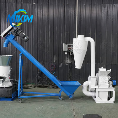 Linha de produção de pellets de alfafa de biomassa totalmente automática