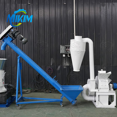 Linha de produção de pellets de combustível de biomassa