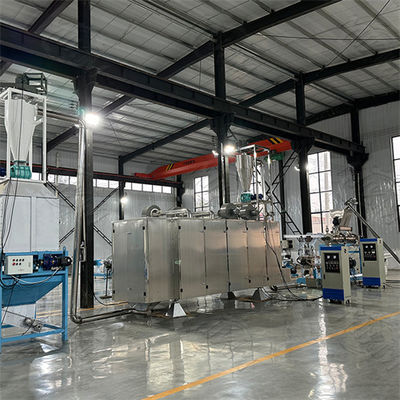 Linha de produção de pellets de alimentos para animais de estimação e peixes totalmente automática de alta qualidade