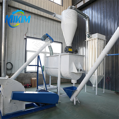 Linha de produção de ração peletizada para aves inteligente, automatizada, com economia de energia e ecologicamente correta