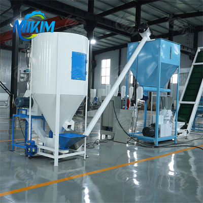 Para as fábricas de criação e alimentação animal, trata-se de um novo tipo de linha de produção de pellets de alimentação totalmente automática, com baixo custo, alto lucro e operação simples.