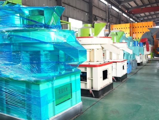 Pelota 2-12mm de madeira agrícola comercial que faz a máquina com motor diesel