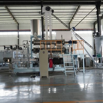 CE certified Electric Fish Feed Extruder Machine Single Screw Fish Feed Fxiruder Machine for Fish and Pet Feed Pellets for sale