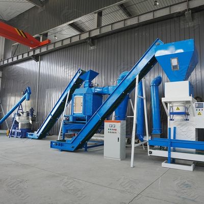 Máquina conduzida PTO da pelota da biomassa do pó da madeira e do carvão do desperdício