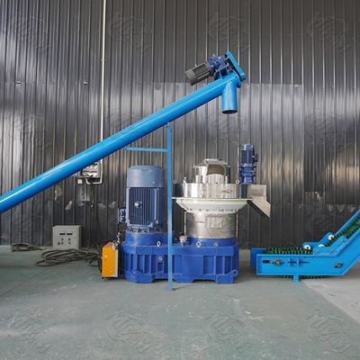 Equipamento de linha de produção automática de pelletização de palha de biomassa de alta eficiência