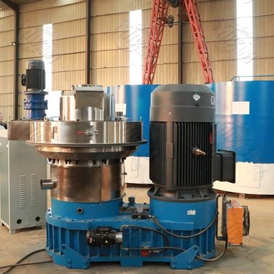 A madeira da biomassa do café da dupla camada granula a máquina 0.6mm 1500kgs/H