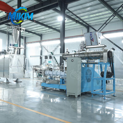 Fábrica de Fabricação de Ração Flutuante Comercial para Peixes Máquina Extrusora de Ração para Aquicultura Máquina para Fabricação de Pellets de Ração Flutuante para Peixes Máquinas de Processamento de Alimentos para Animais de Estimação