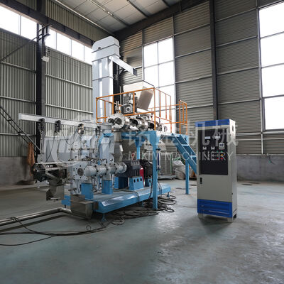 2 Ton 1mm Pet Trade Fish Feed Machine Floating Twin Screw Dog Food Extruder machine for Tilapia