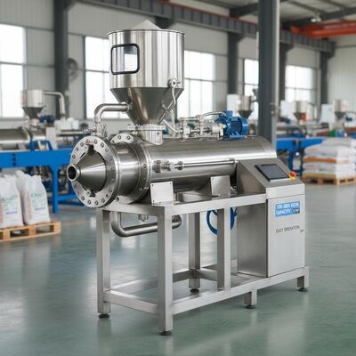 Máquina de extrusão flutuante de alimentos para peixes de aço inoxidável com capacidade de 100-2000 kg/h e fácil utilização