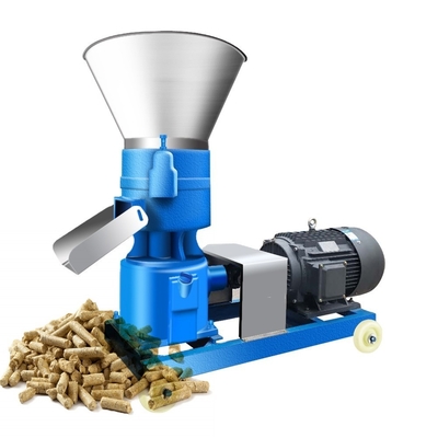 Máquina de Pelotização de Biomassa de Madeira com Matriz Plana para Prensagem de Pellets de Aparas de Madeira