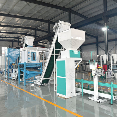 Linha de produção de ração animal para aves 1-2t/h