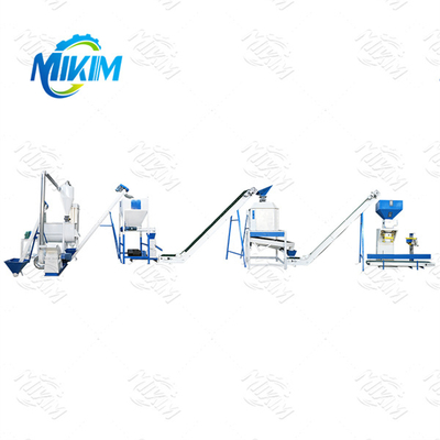 Linha de produção de pellets de ração para aves totalmente automática para uma ampla gama de fazendas usando novas matérias-primas