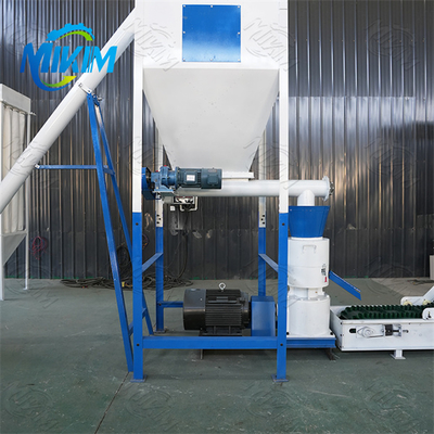 Linha de produção totalmente automática de grânulos para alimentação animal para agricultura em larga escala, adequada para todos os tipos de aves de capoeira