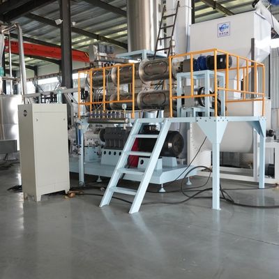 linha de produção parafuso gêmeo do alimento para cães 62KW de 76.5ft da extrusora
