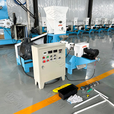 Máquina de extrusão automática de alimentos para peixes Alimentos para cães Alimentos para gatos Alimentos para peixes Máquina de inchaço de alimentos para animais de estimação Processamento de alimentos para animais de estimação