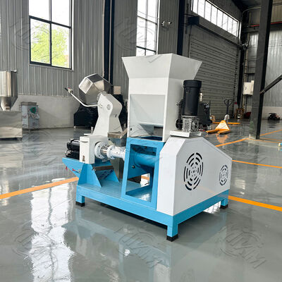 Gráfico Preço Barato Doméstico 5.5kw Single Screw Fish Feed Pellet Processing Maker Machine Tipo seco máquina de pellets de alimentos para cães para venda