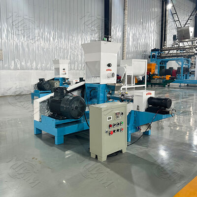 Linha de processamento de máquina extrusora de alimentos para cães caseiros, fabricação de extrusora de pequenos peixes flutuantes, máquina extrusora usada para alimentos para animais de estimação à venda