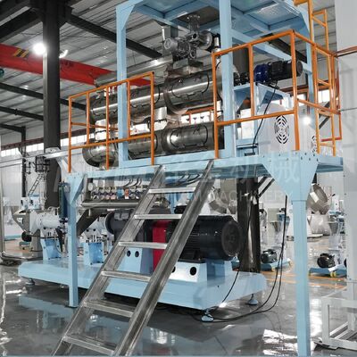 Qualidade 1.2-1.5 T/H Extrusora de alimentação para peixes flutuante de dois parafusos fábrica