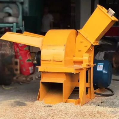Pulverizer de madeira automático completo 400mm Dia Disc da máquina da serragem de 600kg/H 11kw