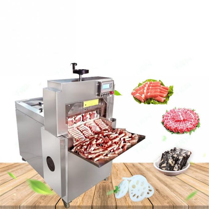 A fatia da carne de carneiro do cortador da carne fresca faz à máquina a máquina de processamento da carne do cortador da carne