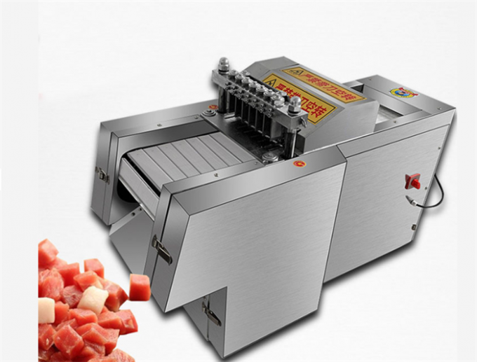Máquina de processamento congelada da carne da máquina de corte dos dados da carne do cortador do cubo da galinha