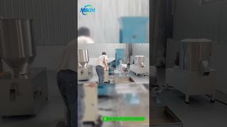 Teste de fábrica de extrusora de alimentos para animais de estimação | Produção triangular de alimentos para cães#petfoodextruder#dogfoodextruder